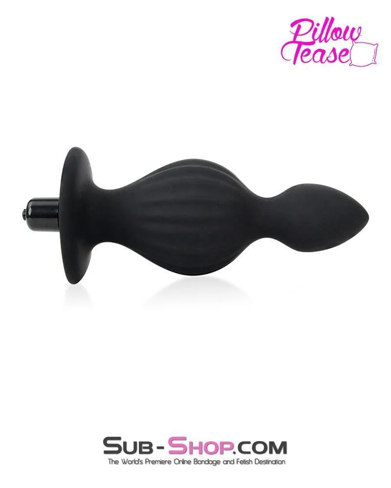 0315E-SIS      Sissy Genie in a Bottle Vibrating Silicone Huge Butt Plug
