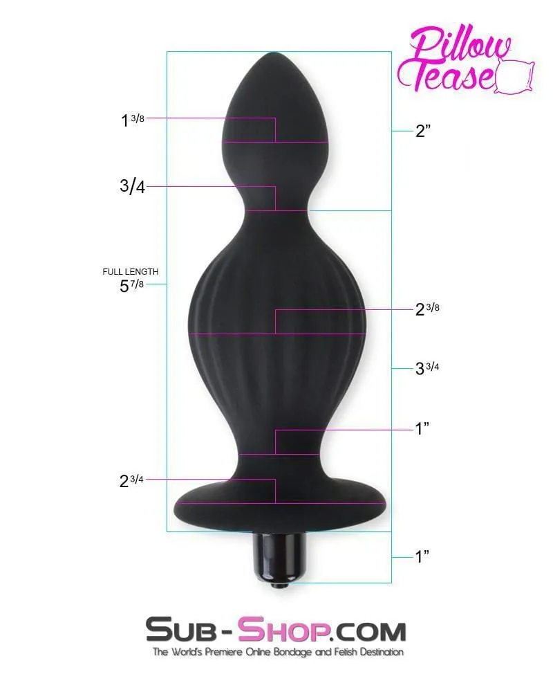 0315E-SIS      Sissy Genie in a Bottle Vibrating Silicone Huge Butt Plug
