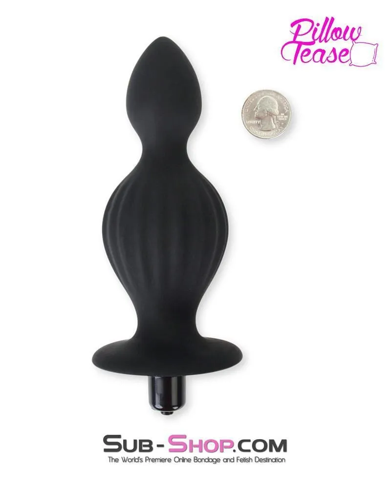 0315E-SIS      Sissy Genie in a Bottle Vibrating Silicone Huge Butt Plug