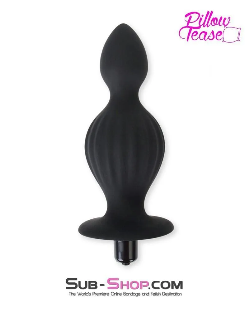 0315E-SIS      Sissy Genie in a Bottle Vibrating Silicone Huge Butt Plug