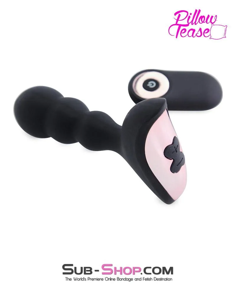 1594M      Rechargeable Remote Control 10 Function Waterproof Vibrating Wireless Silicone Anal Plug