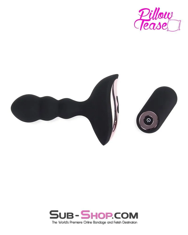 1594M      Rechargeable Remote Control 10 Function Waterproof Vibrating Wireless Silicone Anal Plug