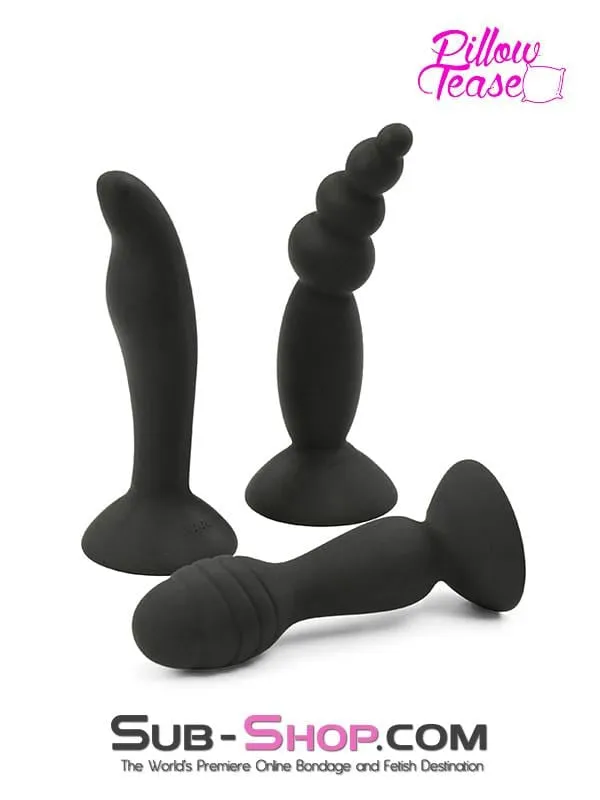 1857M      3 Pc Anal Beginner Silicone Suction Cup Training Set