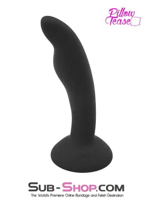 1866M      Mini Tapered Silicone Anal Training Plug with Suction Cup Base