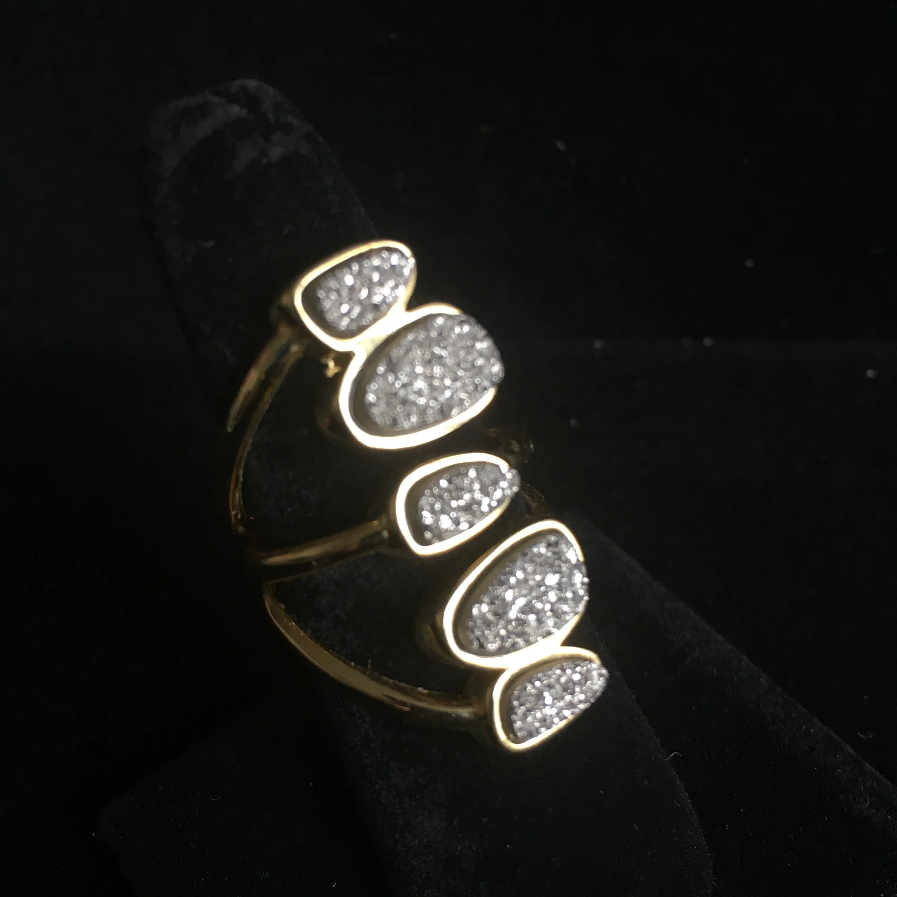 18K Gold Plated Layered Druise Ring