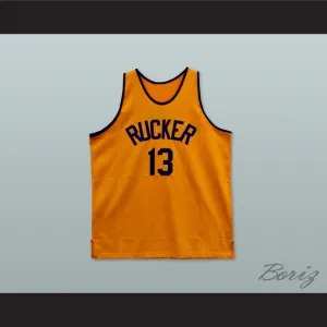 1946 Rucker Park NYC 13 Orange Basketball Jersey