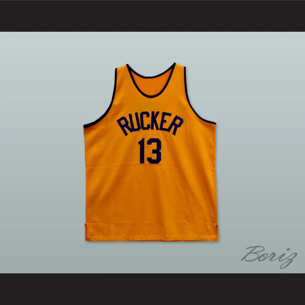 1946 Rucker Park NYC 13 Orange Basketball Jersey