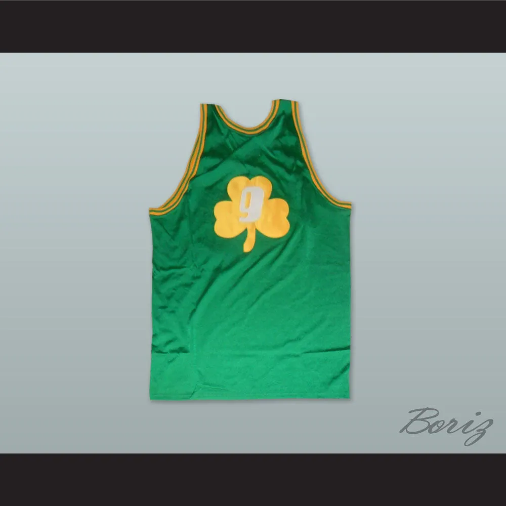 1972 Rucker Park Shamrocks 9 Green Basketball Jersey
