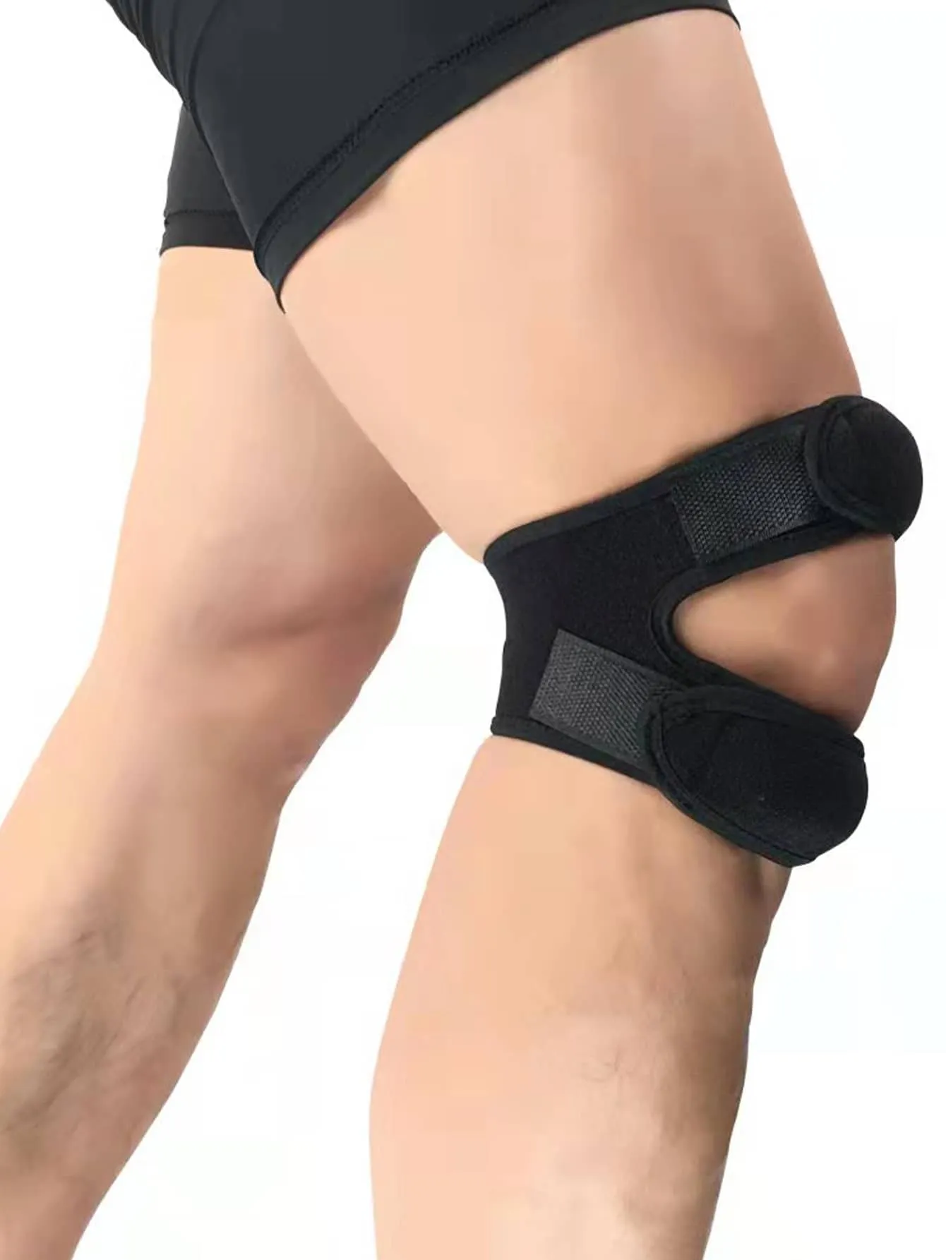 1pc Fashionable, Comfortable, Breathable, Adjustable, Compression Knee Support For Sports/workout