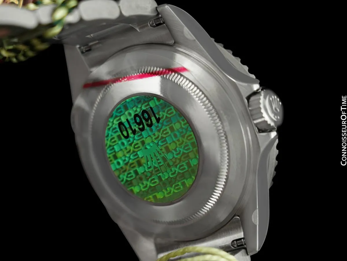 2007 Rolex Submariner Green "Kermit" 50th Anniversary 16610LV Sub Watch - *UNWORN with STICKERS*