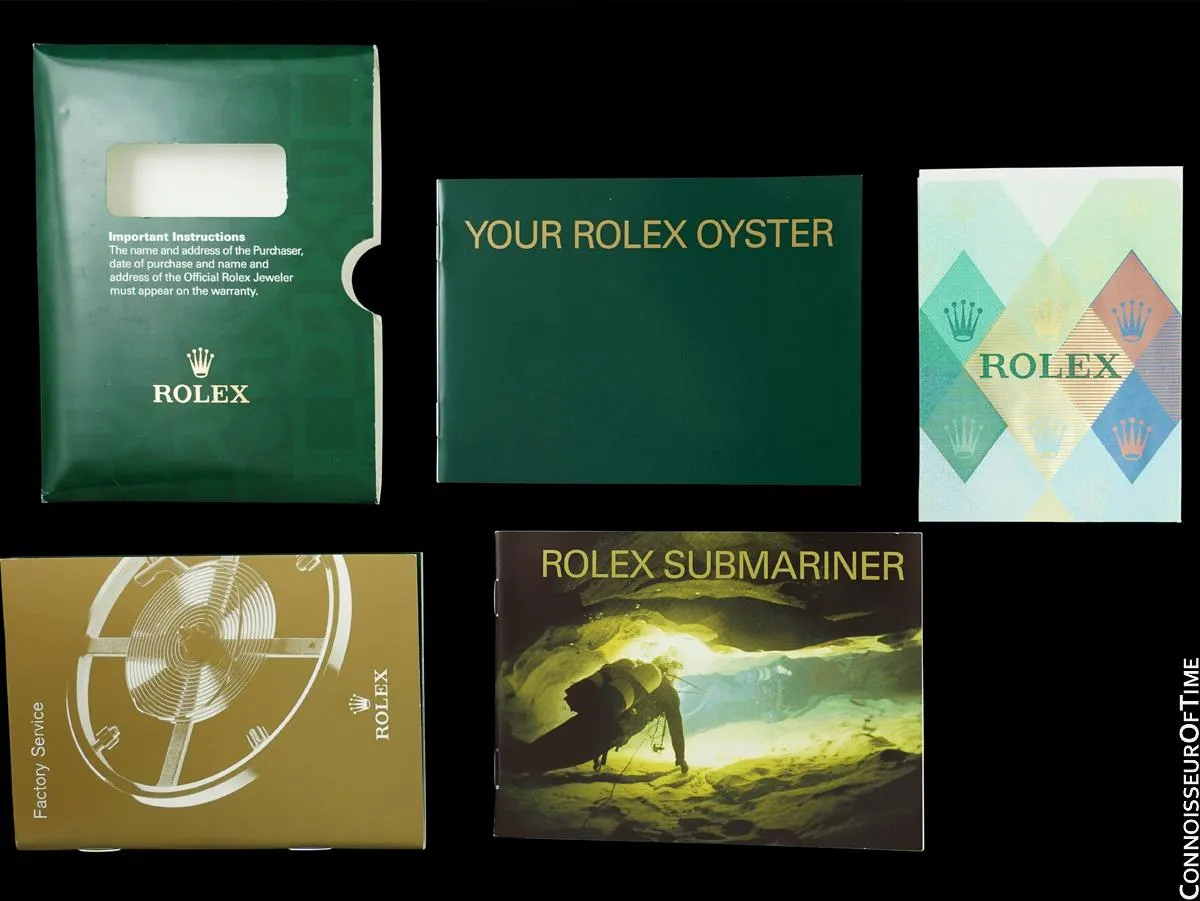 2007 Rolex Submariner Green "Kermit" 50th Anniversary 16610LV Sub Watch - *UNWORN with STICKERS*