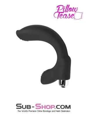 2343M-SIS      Vibrating Silicone Sissy Bimbo Prostate Massager with Perineum Stimulator