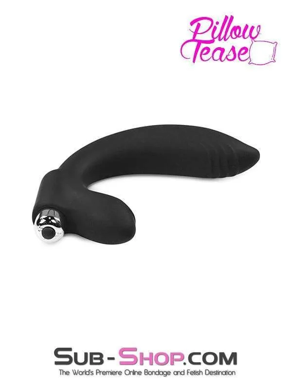 2343M-SIS      Vibrating Silicone Sissy Bimbo Prostate Massager with Perineum Stimulator