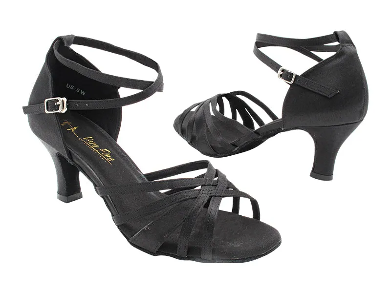 2849W Black Satin (wide fit)