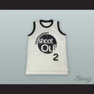 2Pac Tournament Shoot Out White Basketball Jersey