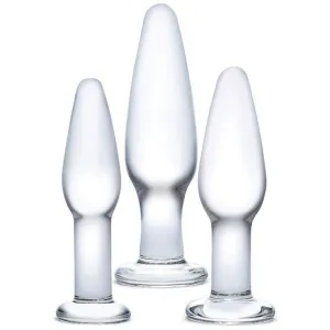 3 Piece Glass Anal Training Kit
