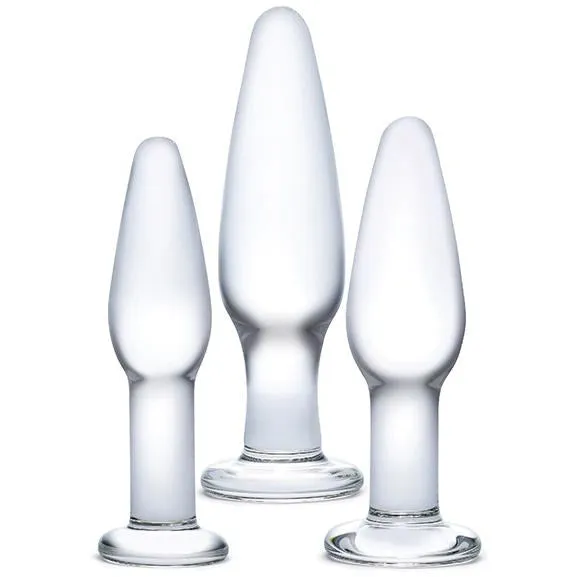 3 Piece Glass Anal Training Kit