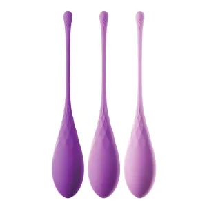 7-inch Fantasy Silicone Purple Kegel Exercise Set for Women