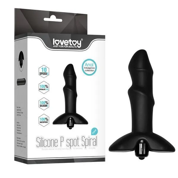7394AC-SIS      Sissy Floozy Silicone P-Spot Spiral Prostate Stimulator