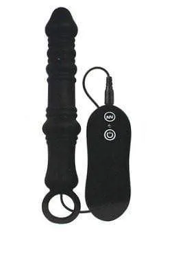 9820M-SIS      Sissy's 10 Function Vibrating Silicone Cannon Anal Plug