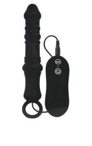 9820M-SIS      Sissy's 10 Function Vibrating Silicone Cannon Anal Plug