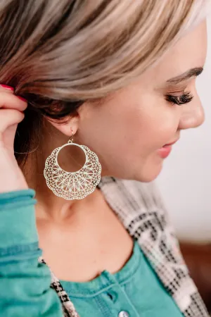 Agree To Filigree Earrings In Mint