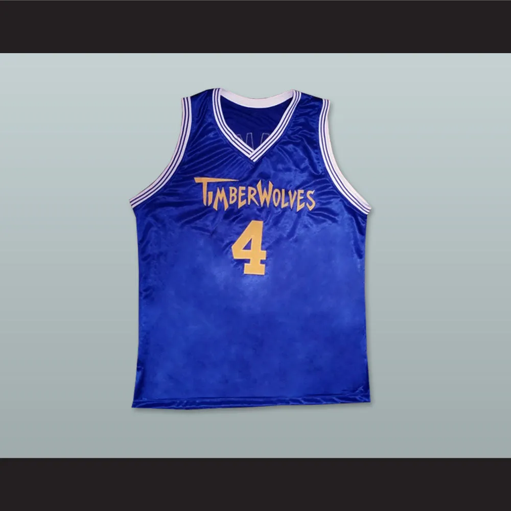 Air Bud K9 Timberwolves Blue Basketball Jersey