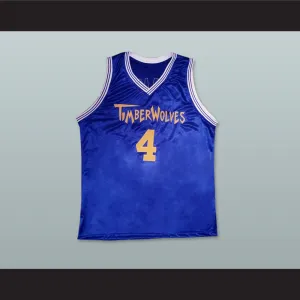 Air Bud K9 Timberwolves Blue Basketball Jersey