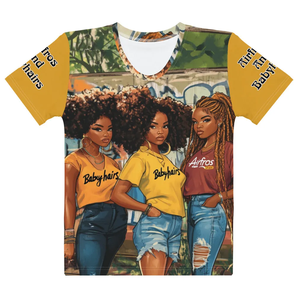 Airfros And Babyhairs 3 Home Girls Buttercup Tshirt