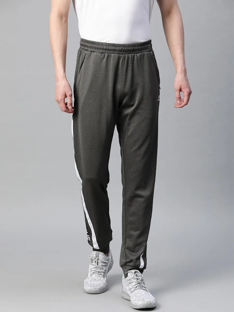 Alcis Men Charcoal Grey Solid Joggers
