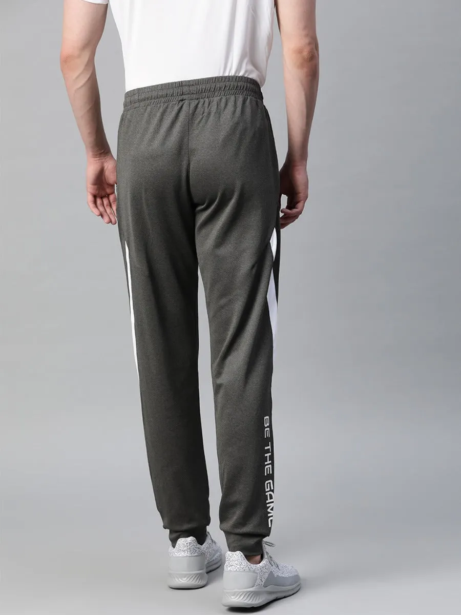 Alcis Men Charcoal Grey Solid Joggers