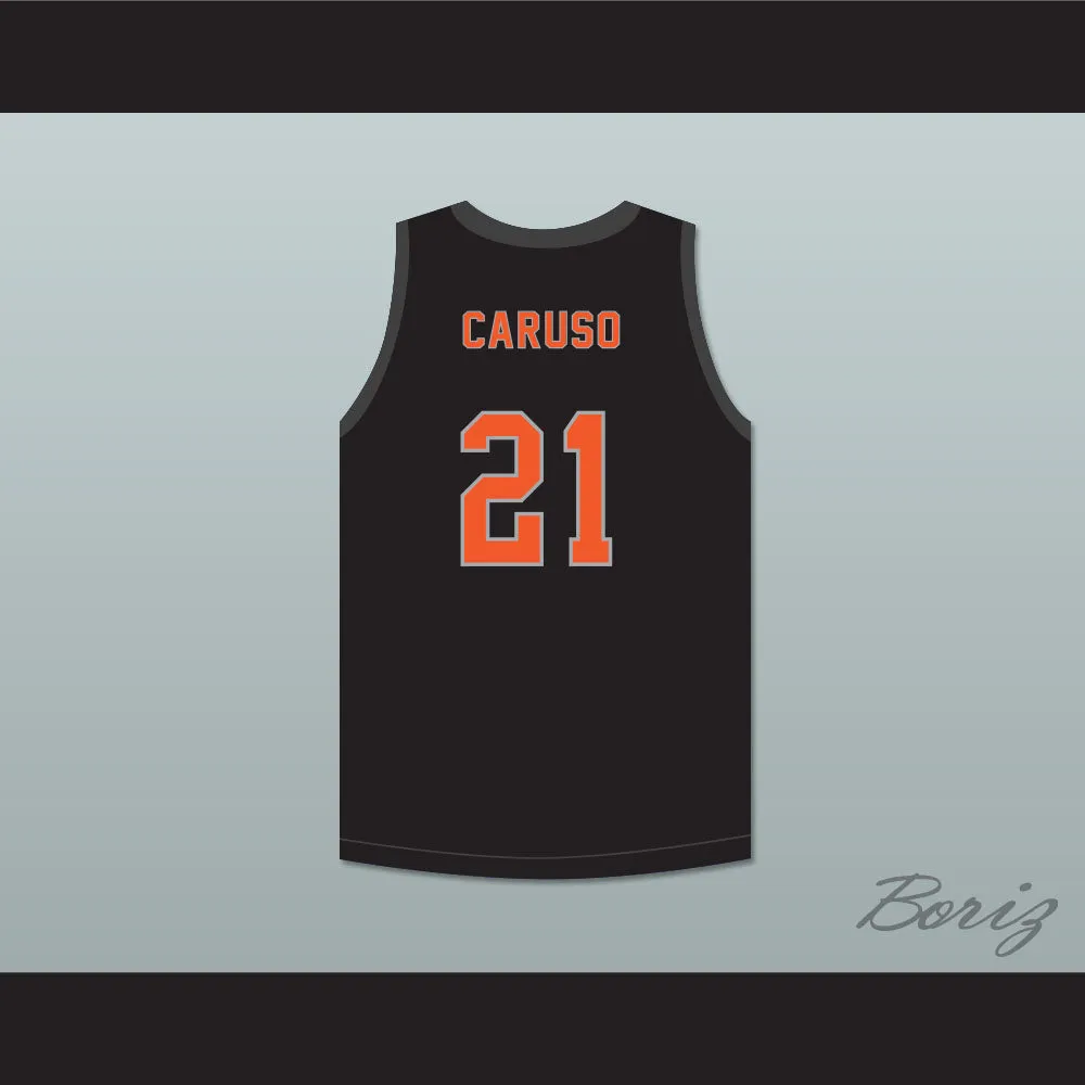 Alex Caruso 21 Texas D1 Ambassadors AAU Black Basketball Jersey 2