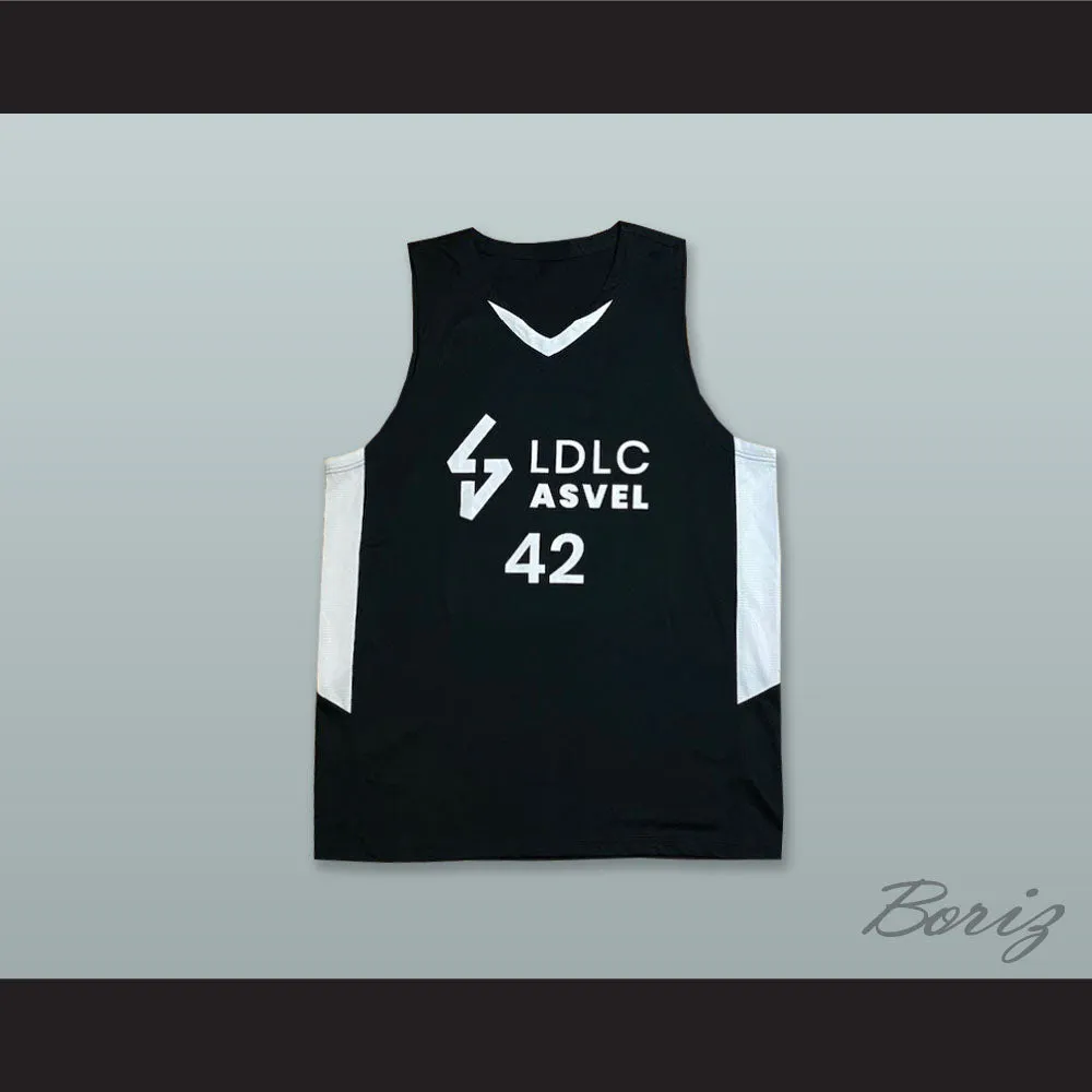 Alexis Ajinca 42 France Black Basketball Jersey