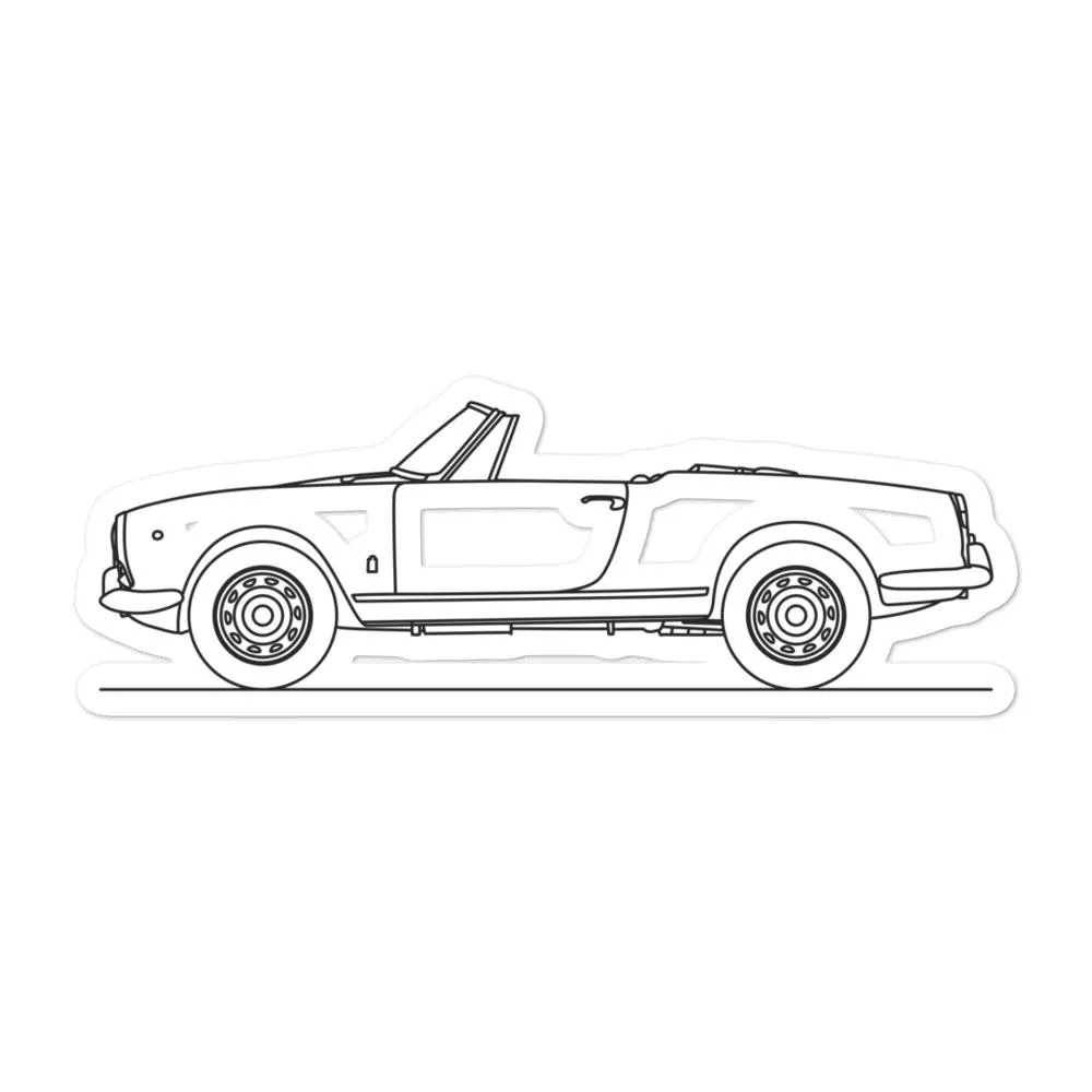 Alfa Romeo Giulietta Spider Outline Sticker