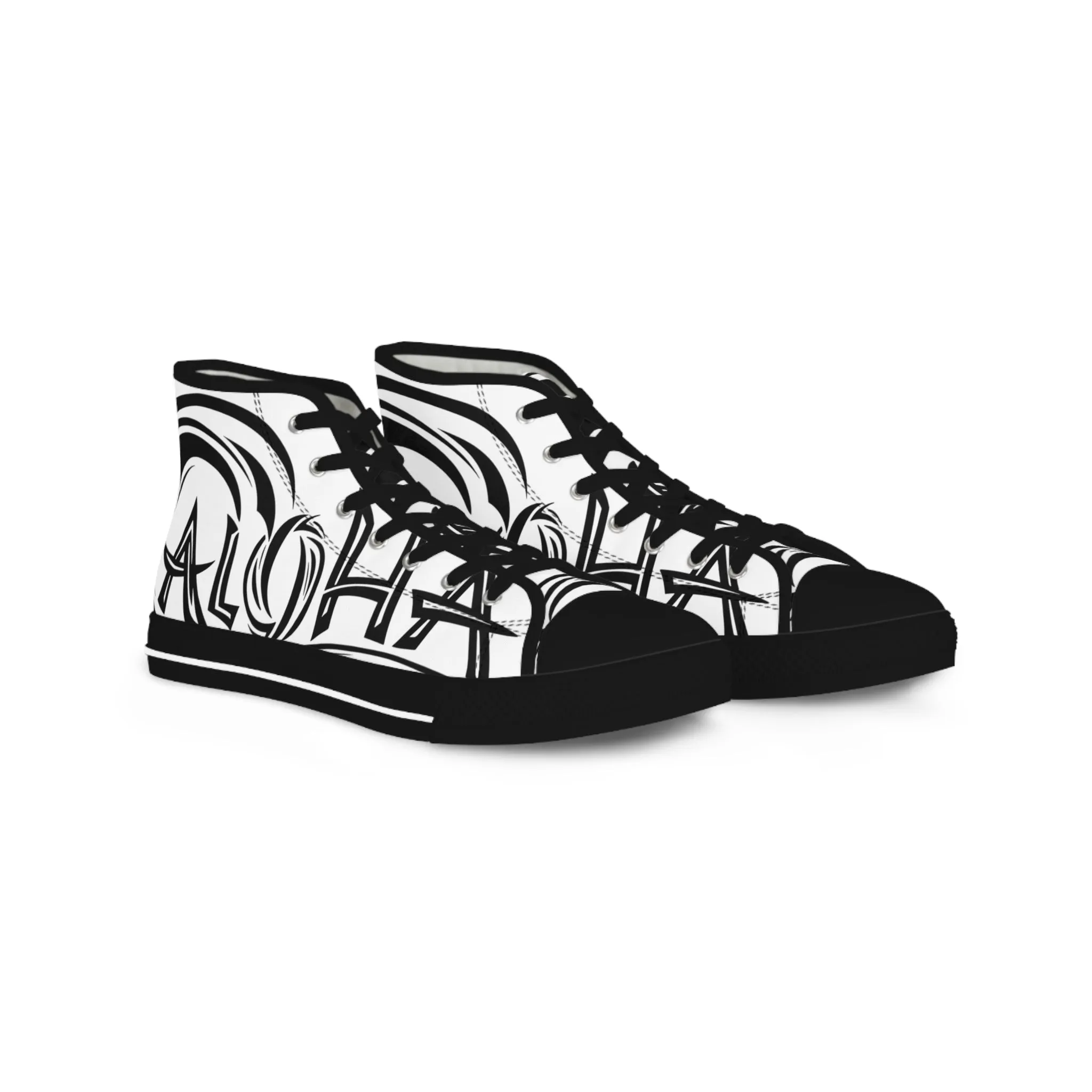 Aloha High Top Sneakers for Trendsetters - Stylish White Sneakers