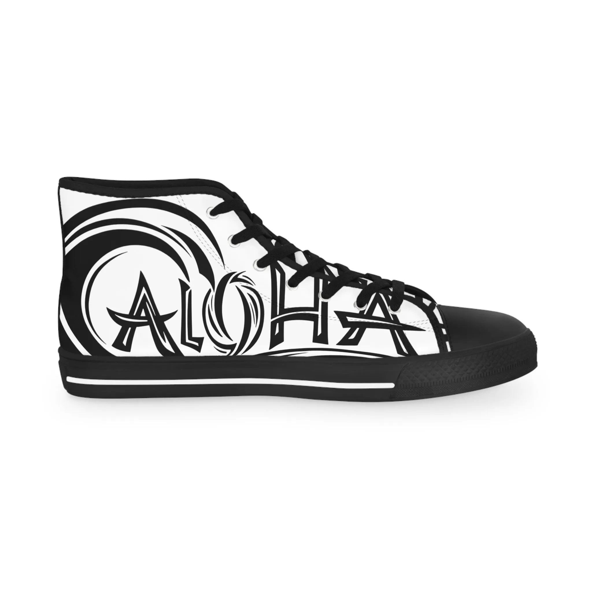 Aloha High Top Sneakers for Trendsetters - Stylish White Sneakers