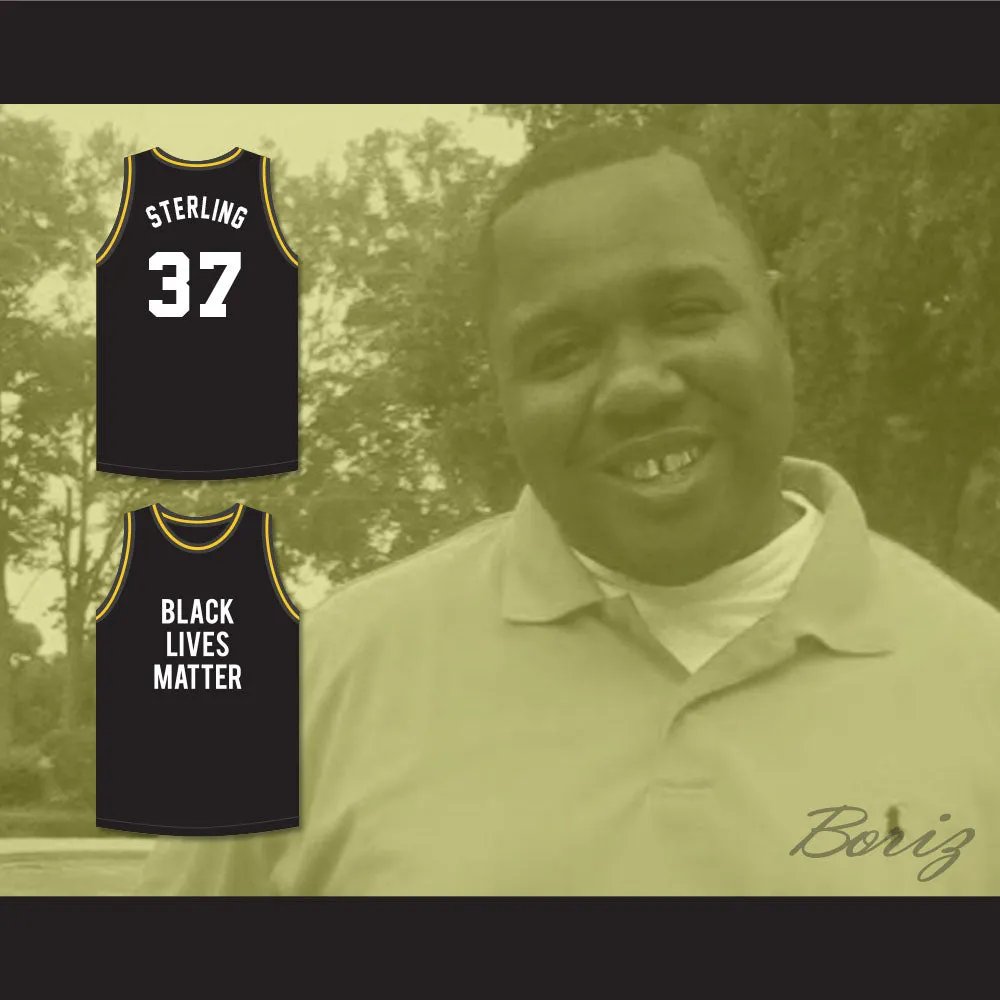Alton Sterling 37 Black Lives Matter Basketball Jersey