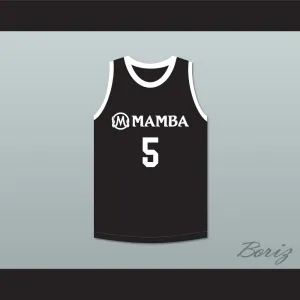 Alyssa 5 Mamba Ballers Black Basketball Jersey Version 4