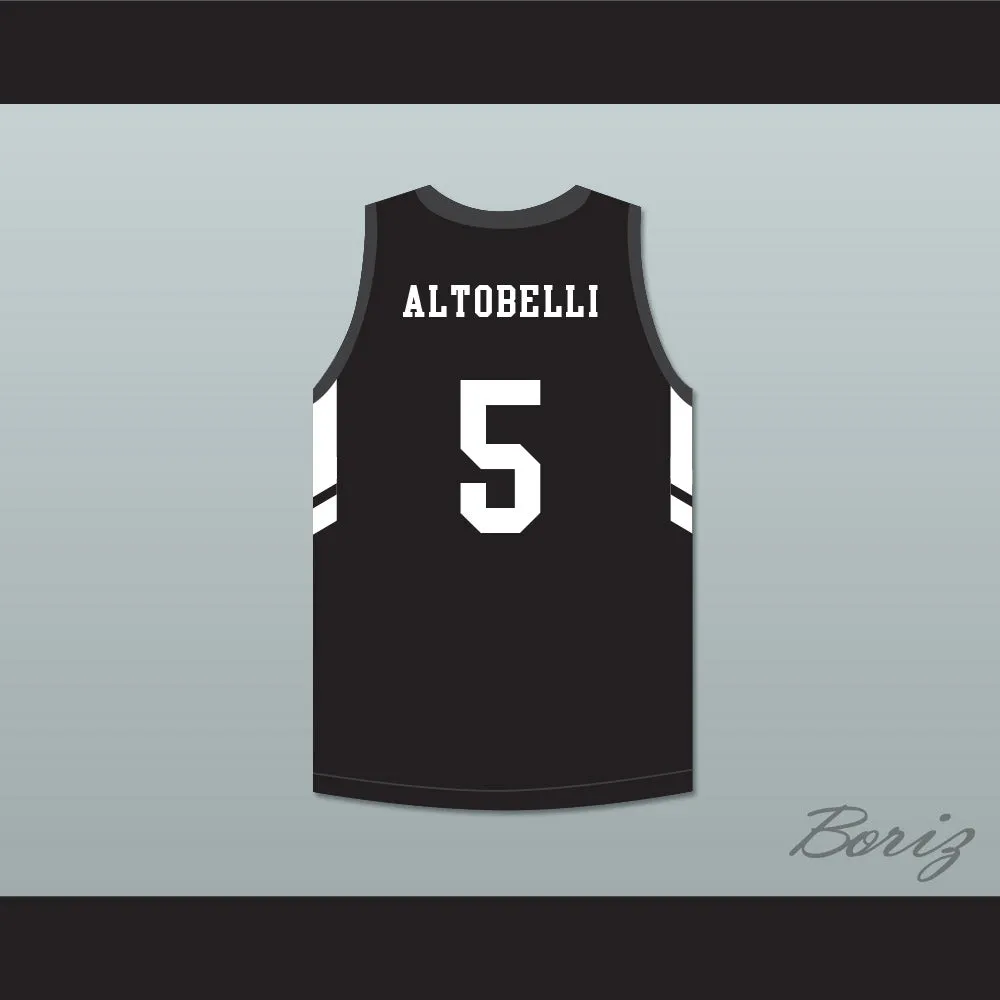 Alyssa Altobelli 5 Mamba Ballers Black Basketball Jersey Version 3