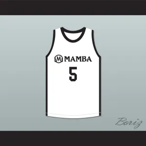 Alyssa Altobelli 5 Mamba Ballers White Basketball Jersey