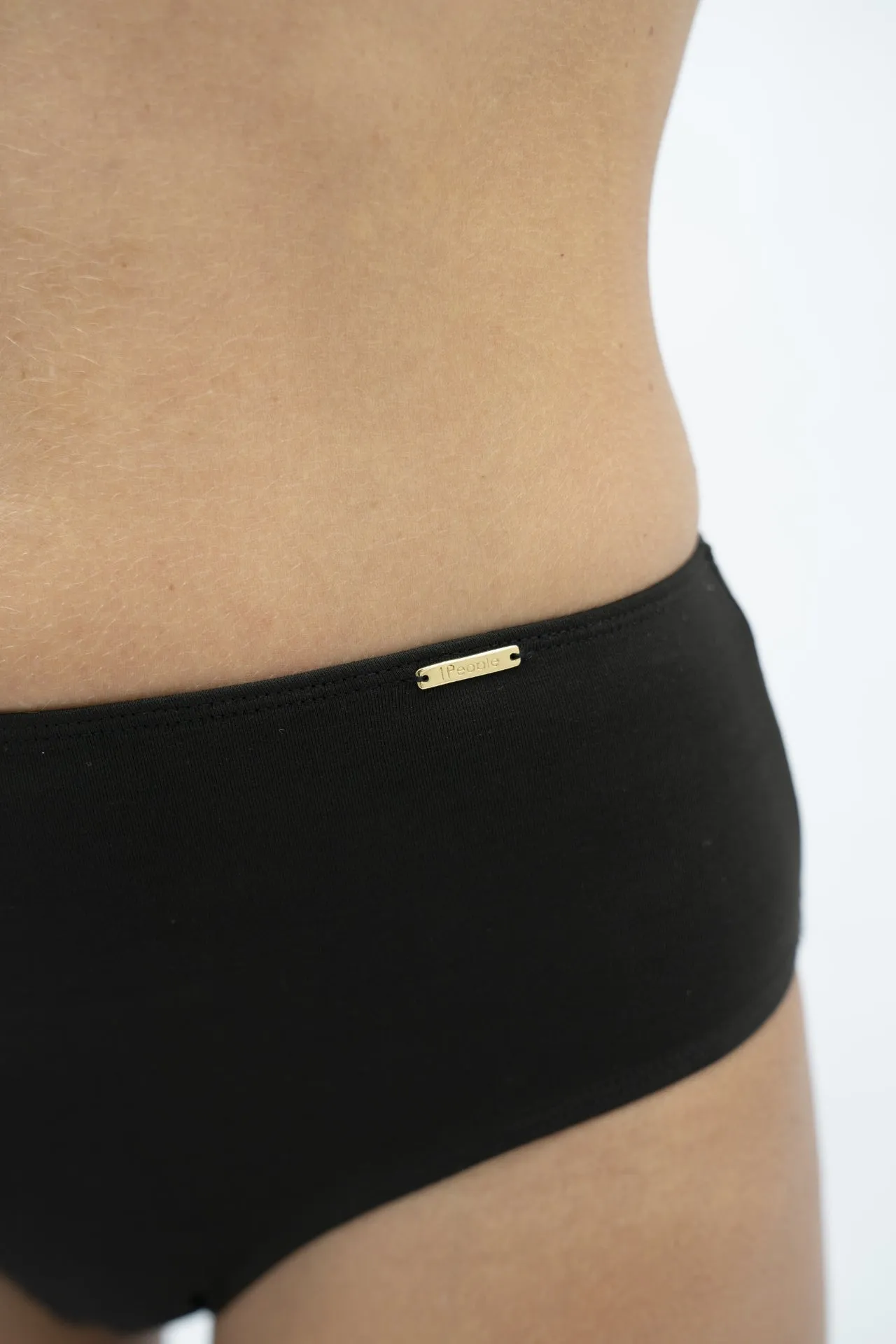 Amalfi High Rise Briefs  - Black Orchid