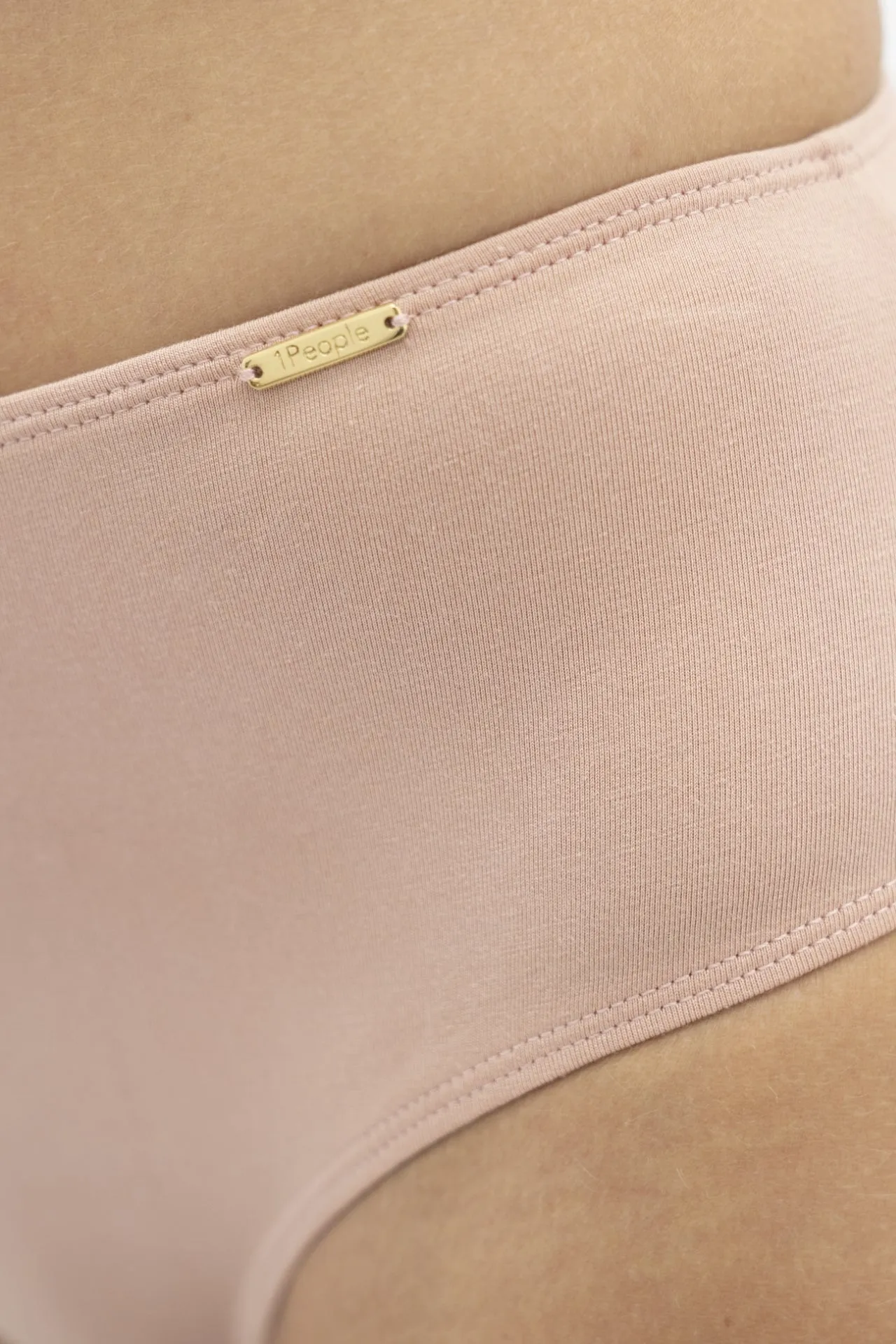 Amalfi High Waist Briefs  - Pink Peony