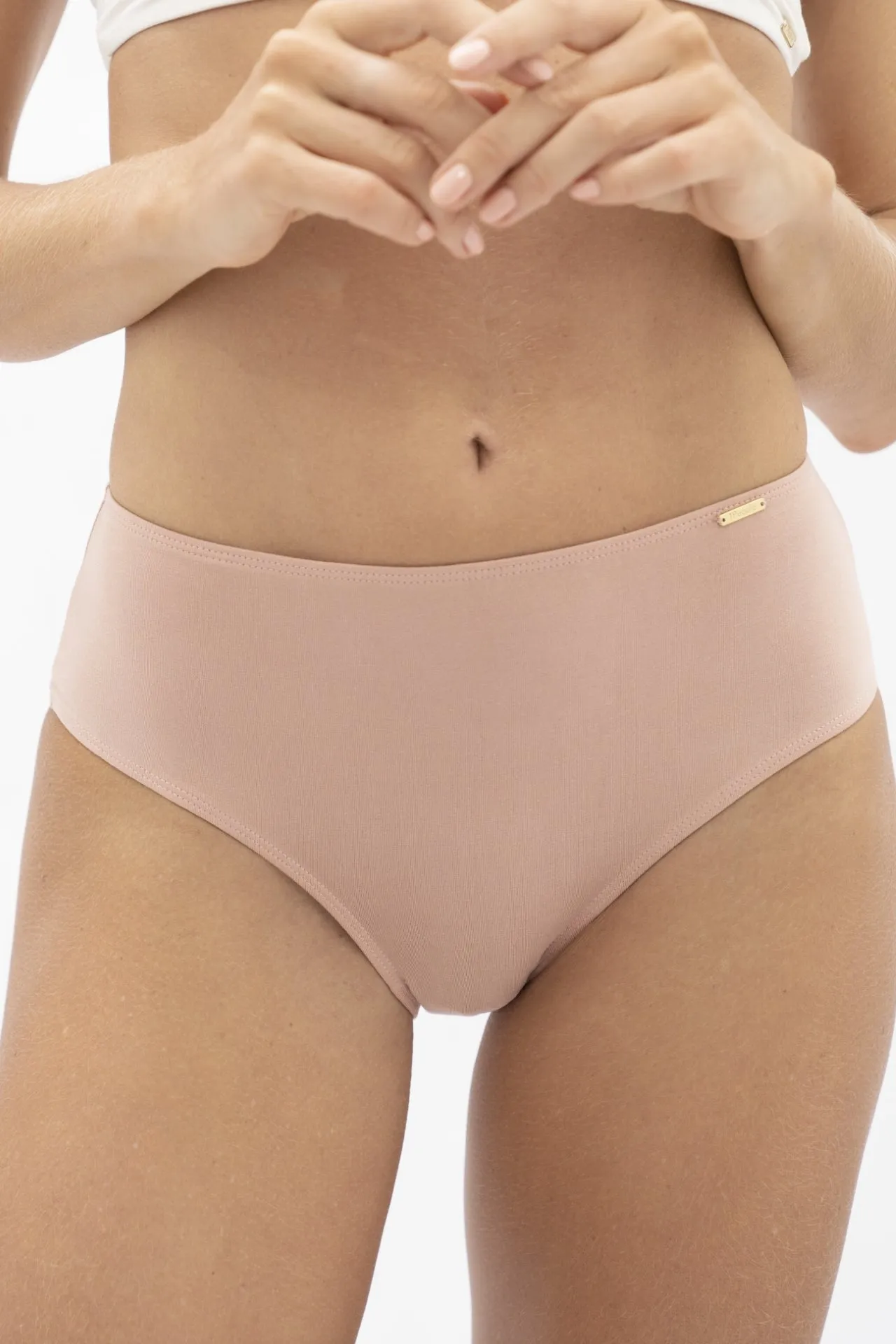 Amalfi High Waist Briefs  - Pink Peony