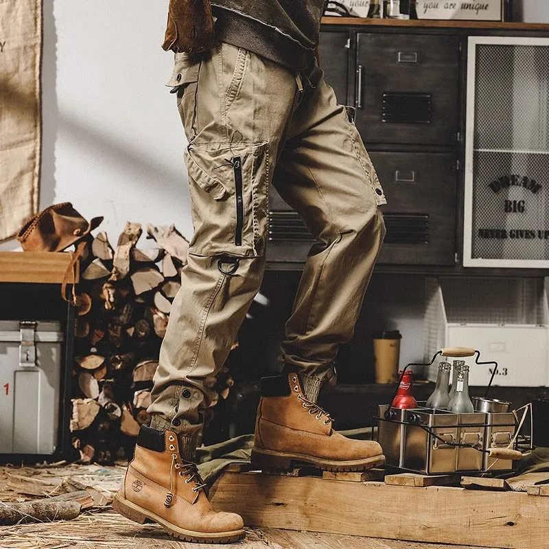 American Retro Outdoor Functional Urban Outdoor Tactical Cargo Pants