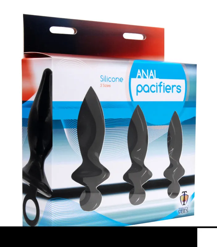 Anal Pacifiers Set of 3 - Black
