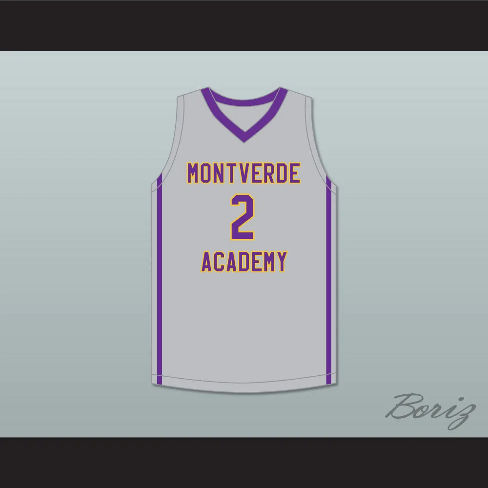 Andrew Nembhard 2 Montverde Academy Eagles Gray Basketball Jersey 1