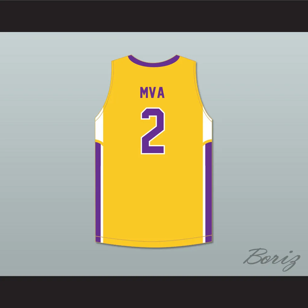 Andrew Nembhard 2 Montverde Academy Eagles Yellow Basketball Jersey 1