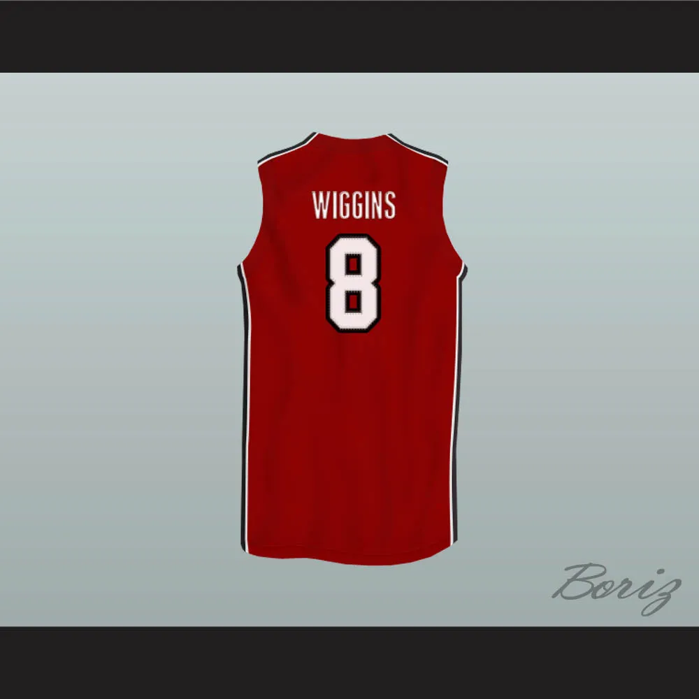 Andrew Wiggins 8 Canada Red Basketball Jersey
