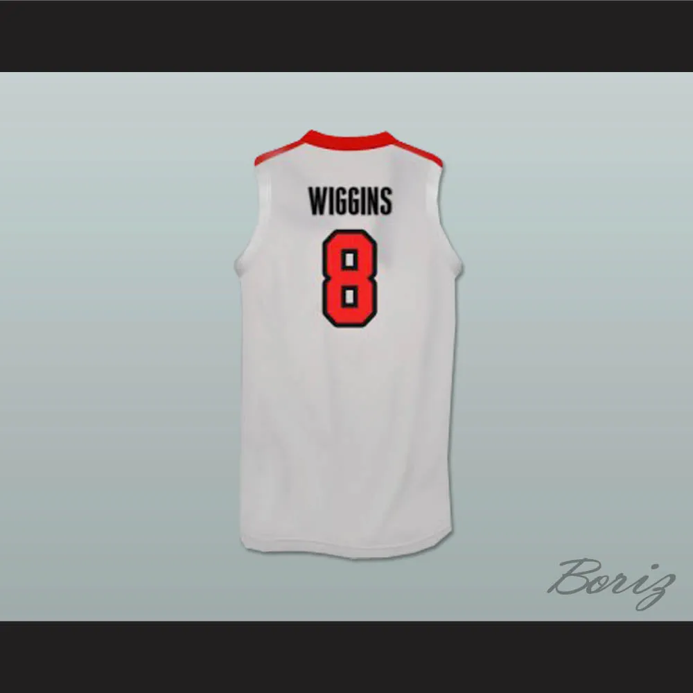 Andrew Wiggins 8 Canada White Basketball Jersey