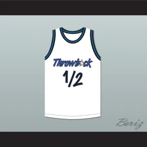 Anfernee Penny Hardaway Lil Penny 1/2 Throwback White Basketball Jersey